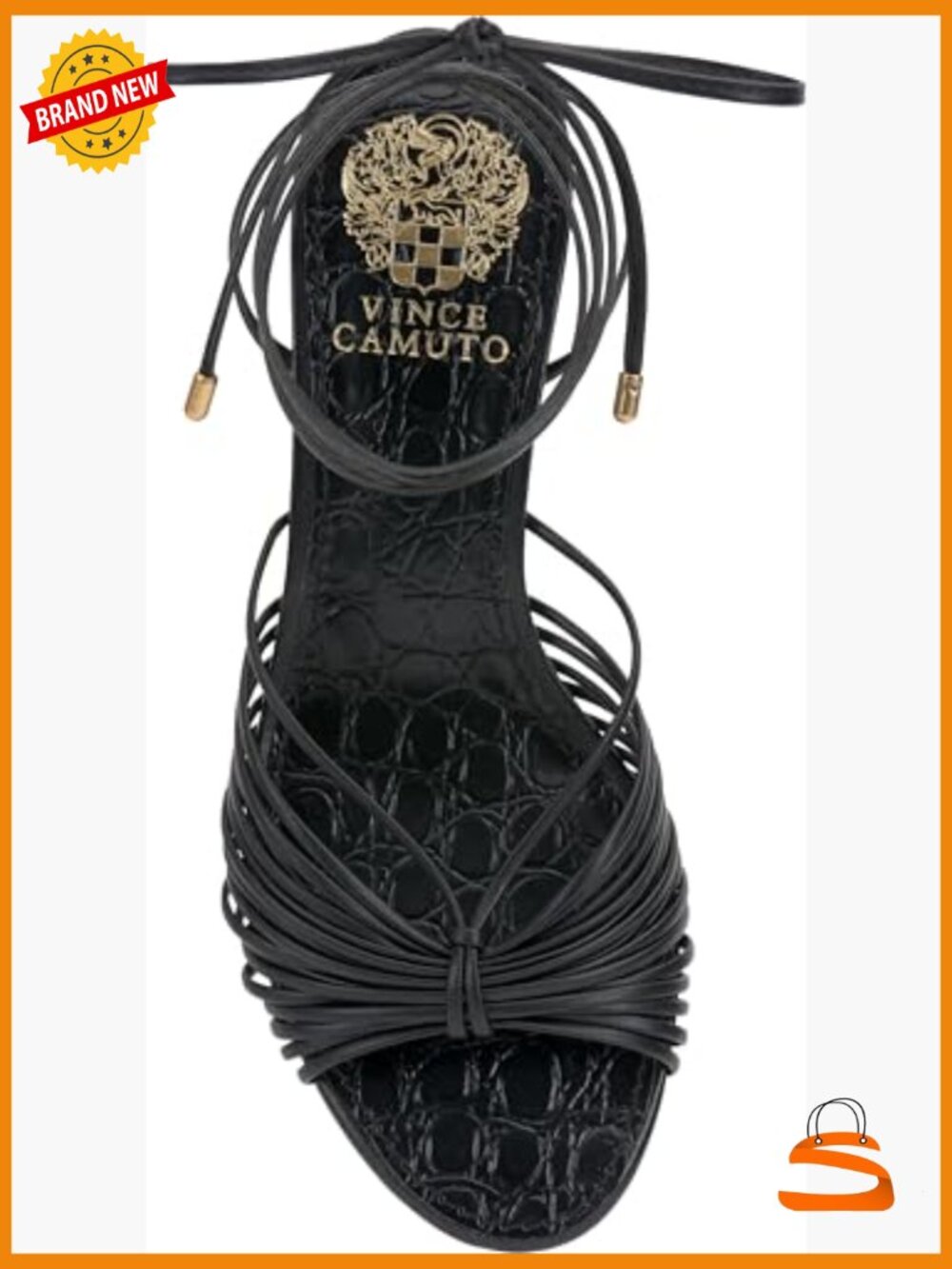 Strappy Kitten Heel Ankle Wrap Sandals Lace Up - Picture 5 of 7